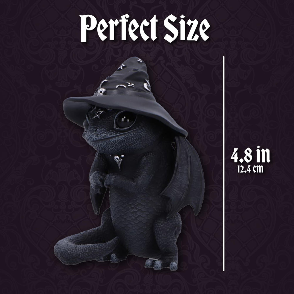 Nemesis Now Figurine Decor, Detailed Hand-Painted Polyresin, Black - Purrah Witches Hat Gothic Satanic Cat