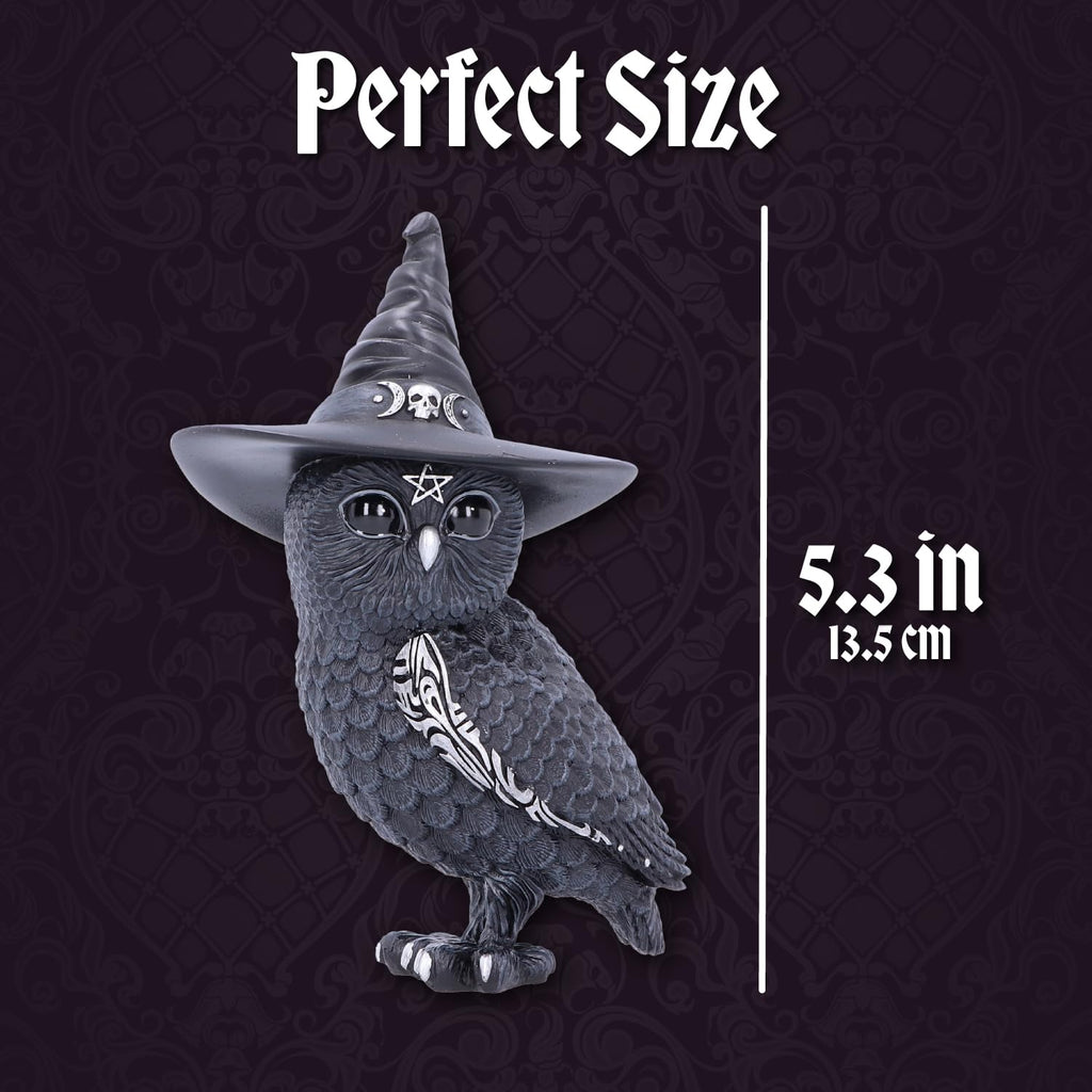 Nemesis Now Figurine Decor, Detailed Hand-Painted Polyresin, Black - Purrah Witches Hat Gothic Satanic Cat