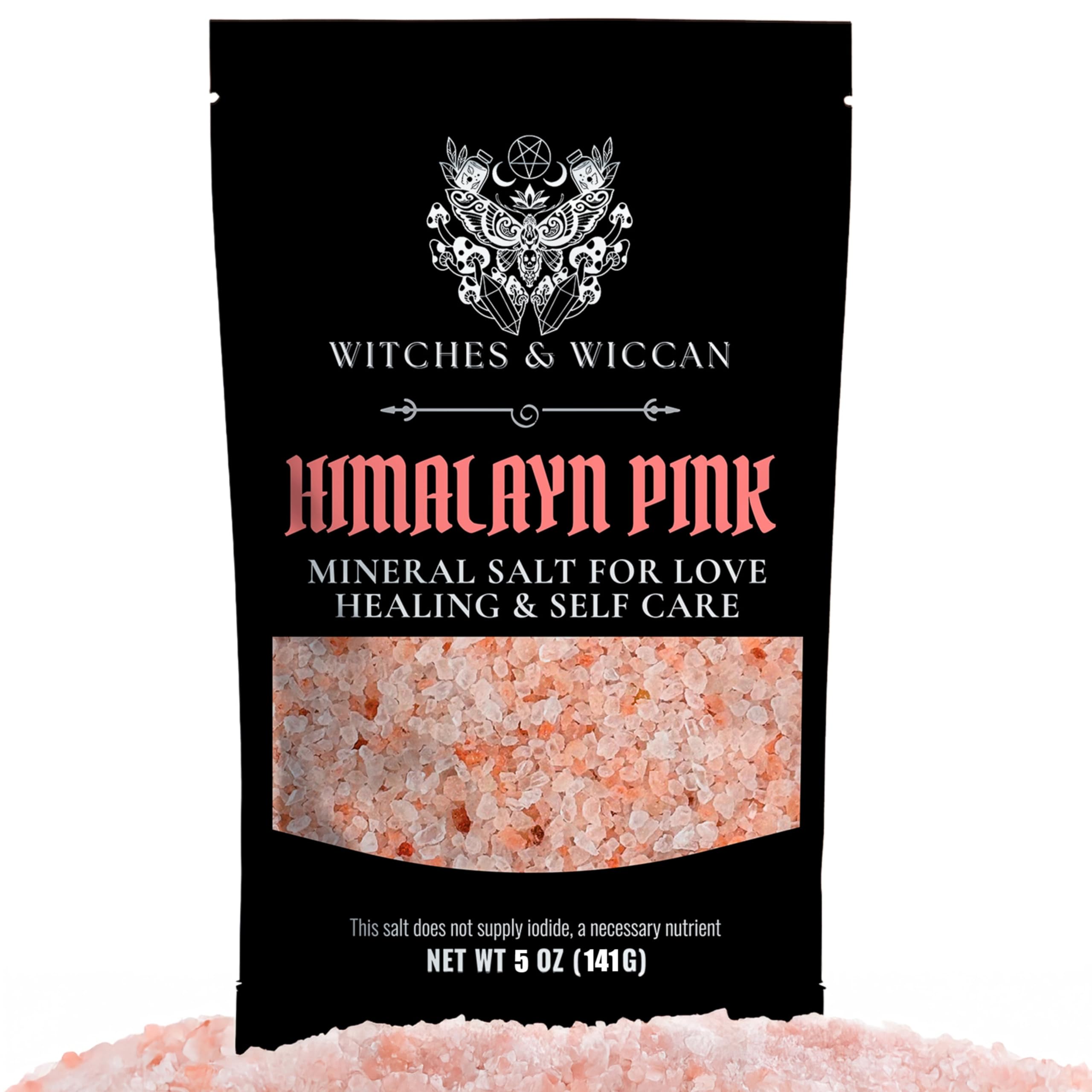 Ritual Salt Starter Collection Pack for Ceremony and Spell – Handcrafted Negative Energy Protection Crystals for Witchcraft Supplies – Witches & Wiccan