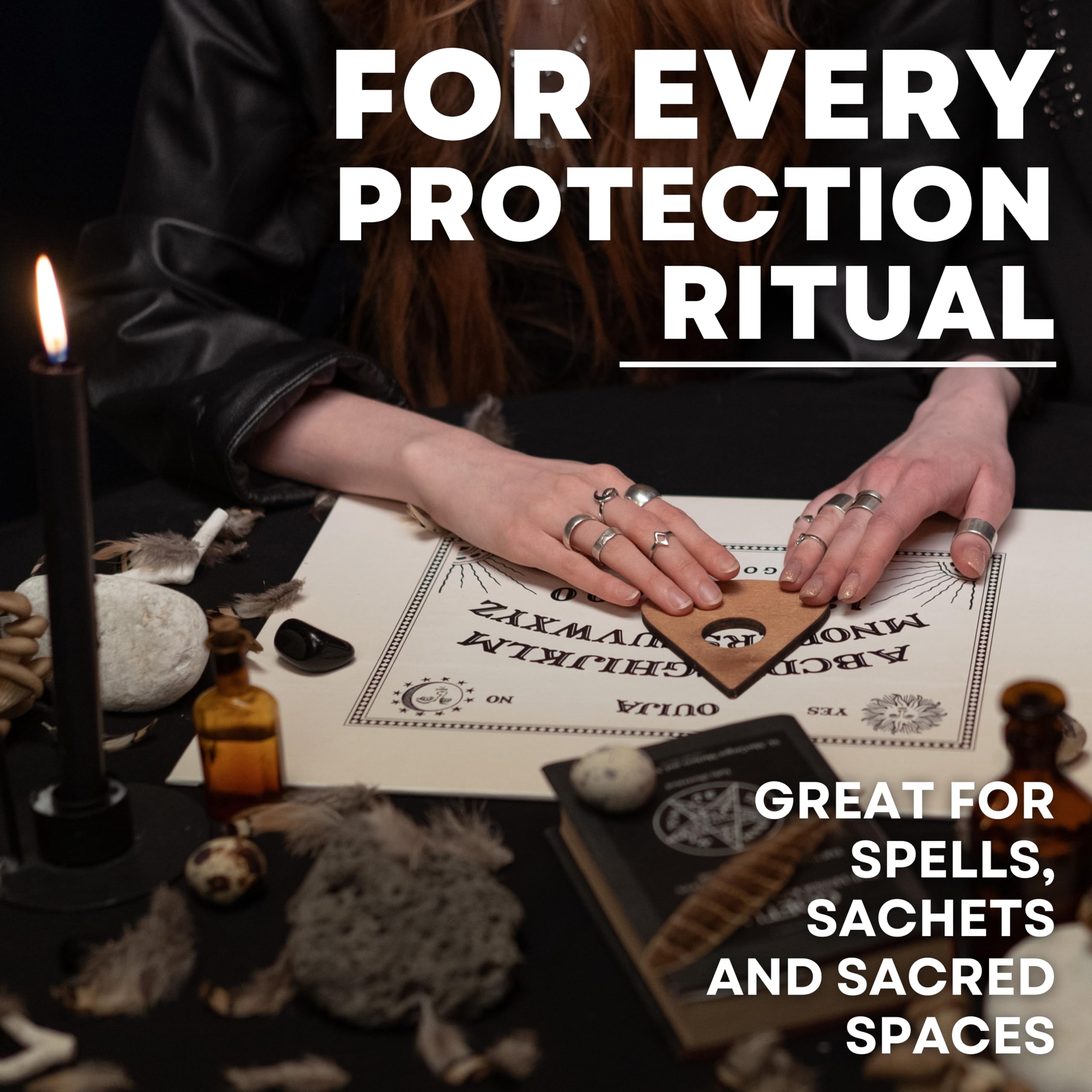 Ritual Salt Starter Collection Pack for Ceremony and Spell – Handcrafted Negative Energy Protection Crystals for Witchcraft Supplies – Witches & Wiccan