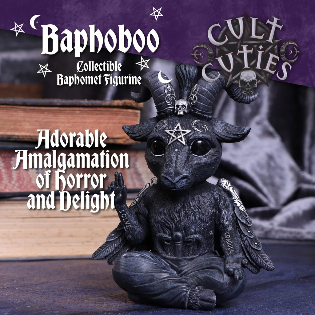 Nemesis Now Figurine Decor, Detailed Hand-Painted Polyresin, Black - Purrah Witches Hat Gothic Satanic Cat