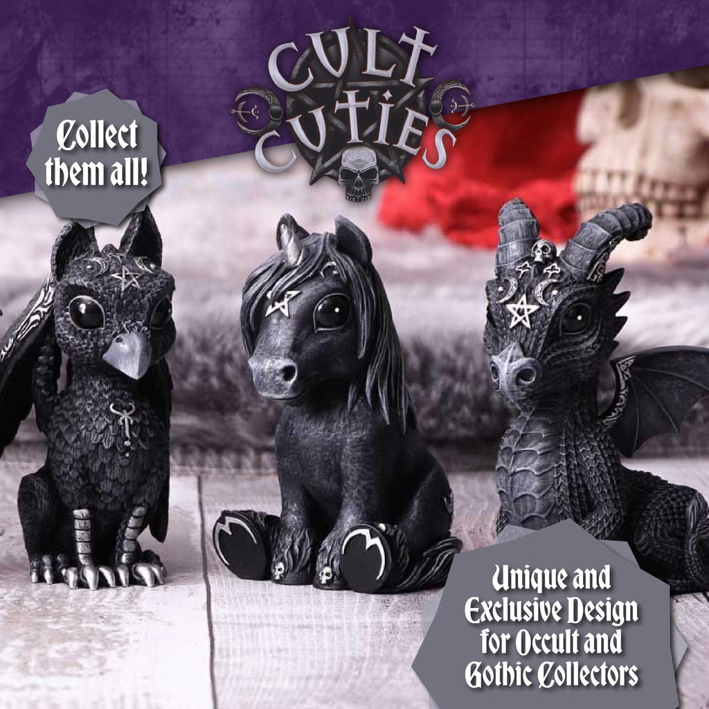 Nemesis Now Figurine Decor, Detailed Hand-Painted Polyresin, Black - Purrah Witches Hat Gothic Satanic Cat