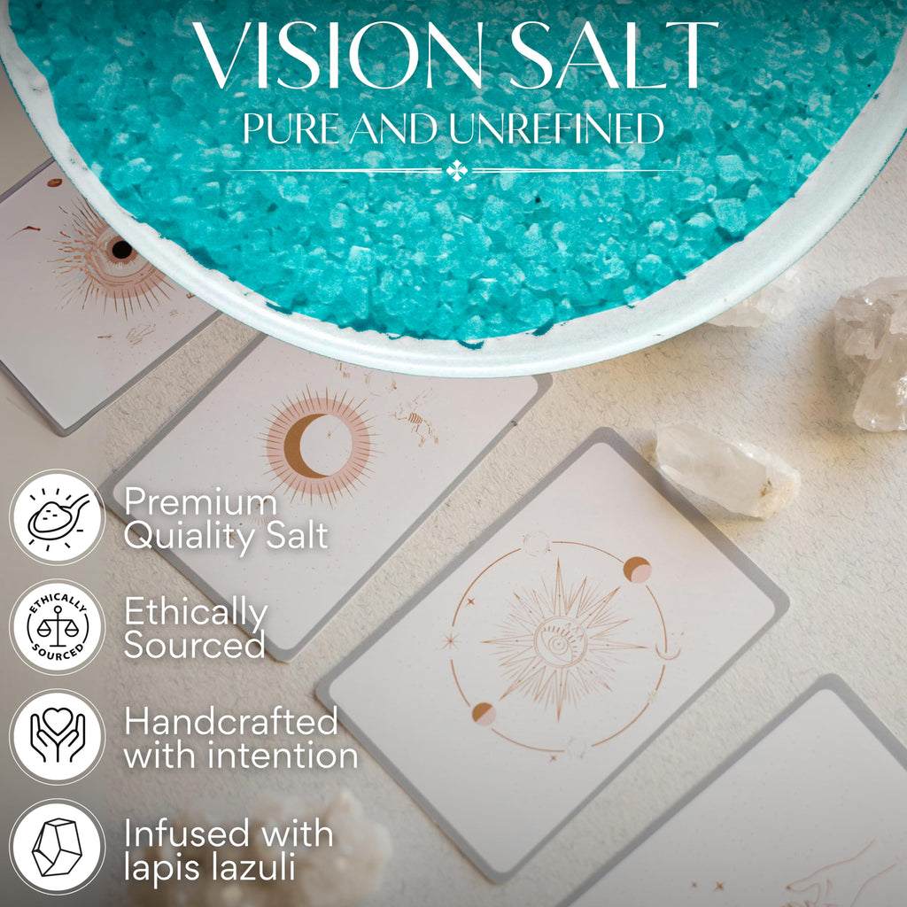 Ritual Salt Starter Collection Pack for Ceremony and Spell – Handcrafted Negative Energy Protection Crystals for Witchcraft Supplies – Witches & Wiccan