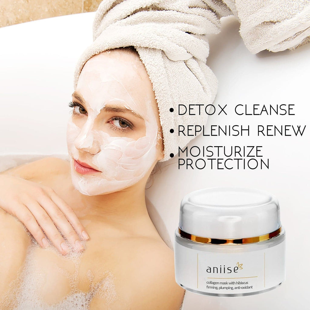 Collagen Facial Mask with Hibiscus - Velora