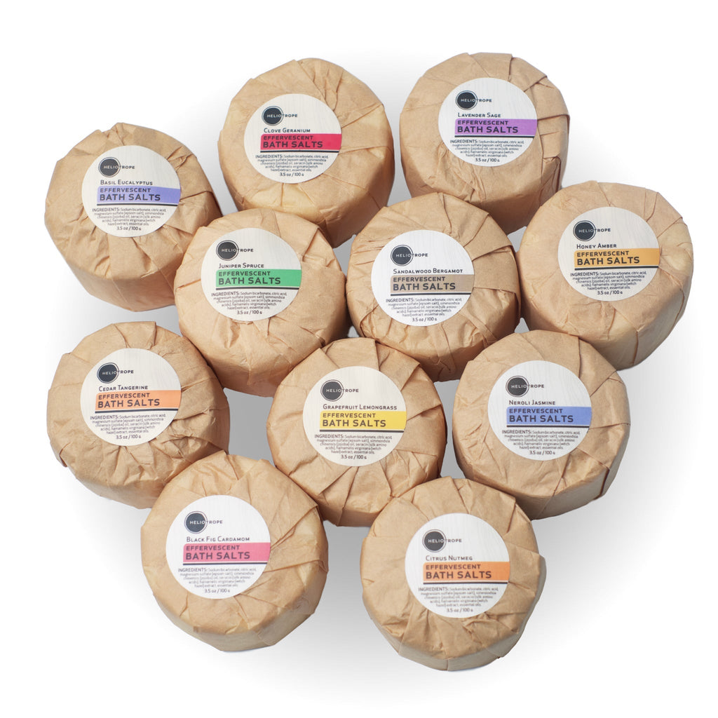 Effervescent Bath Fizzies w/Jojoba & Silk Proteins - Velora
