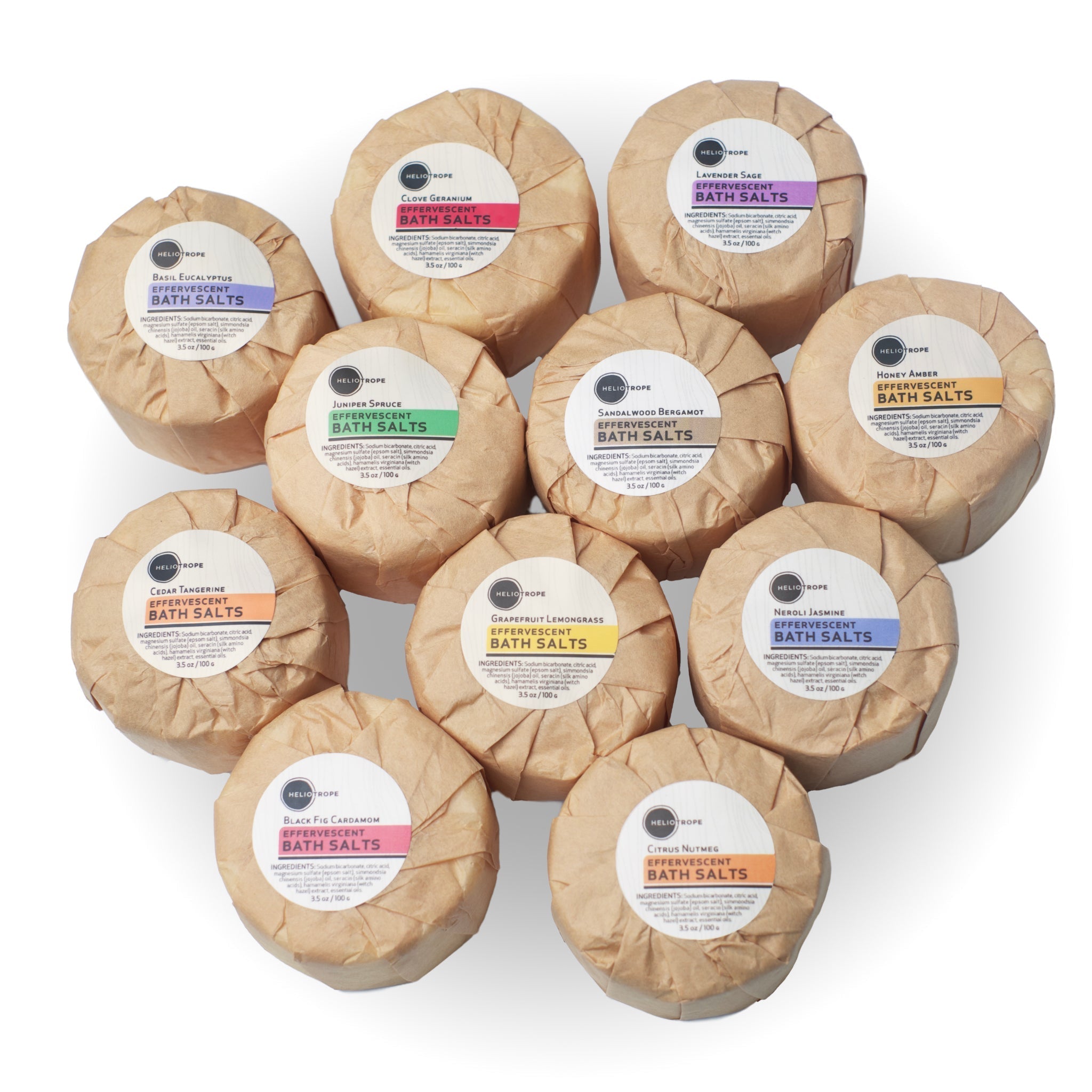 Effervescent Bath Fizzies w/Jojoba & Silk Proteins - Velora