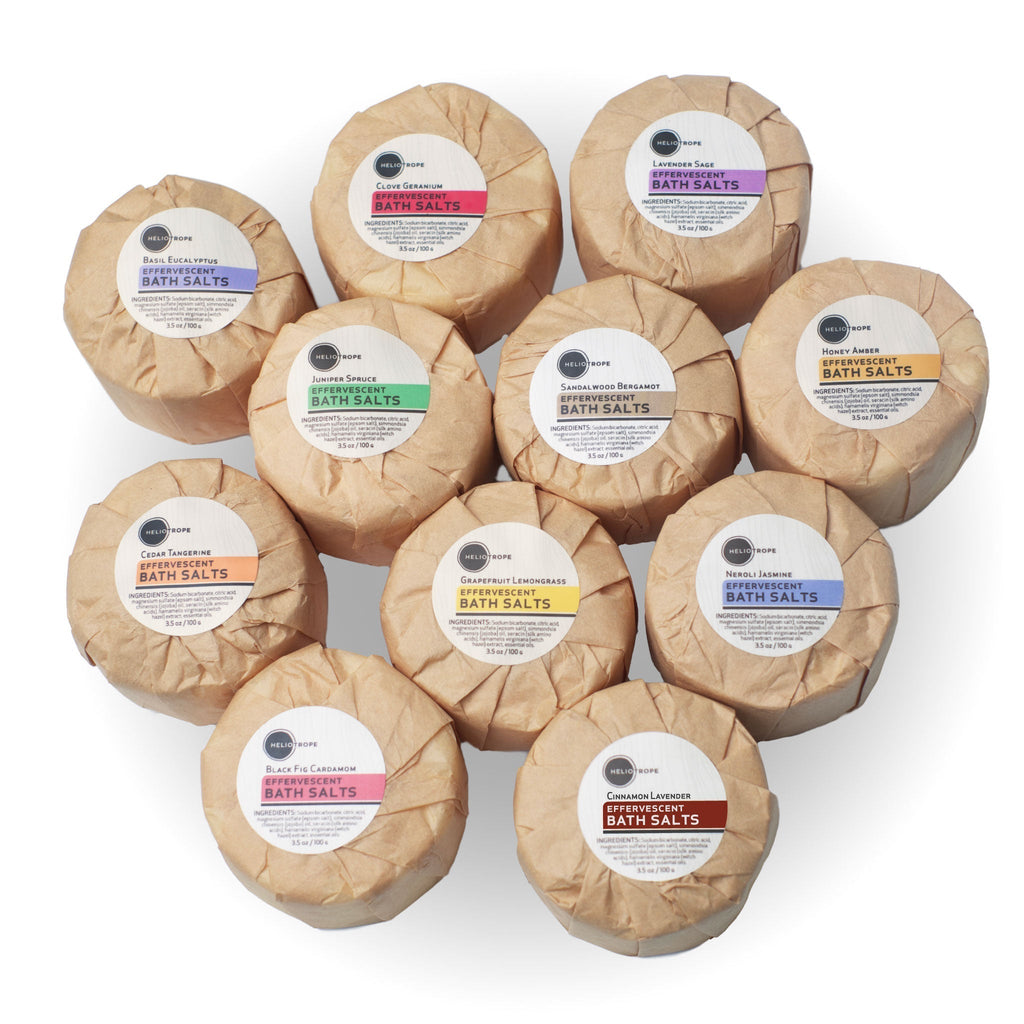 Effervescent Bath Fizzies w/Jojoba & Silk Proteins - Velora