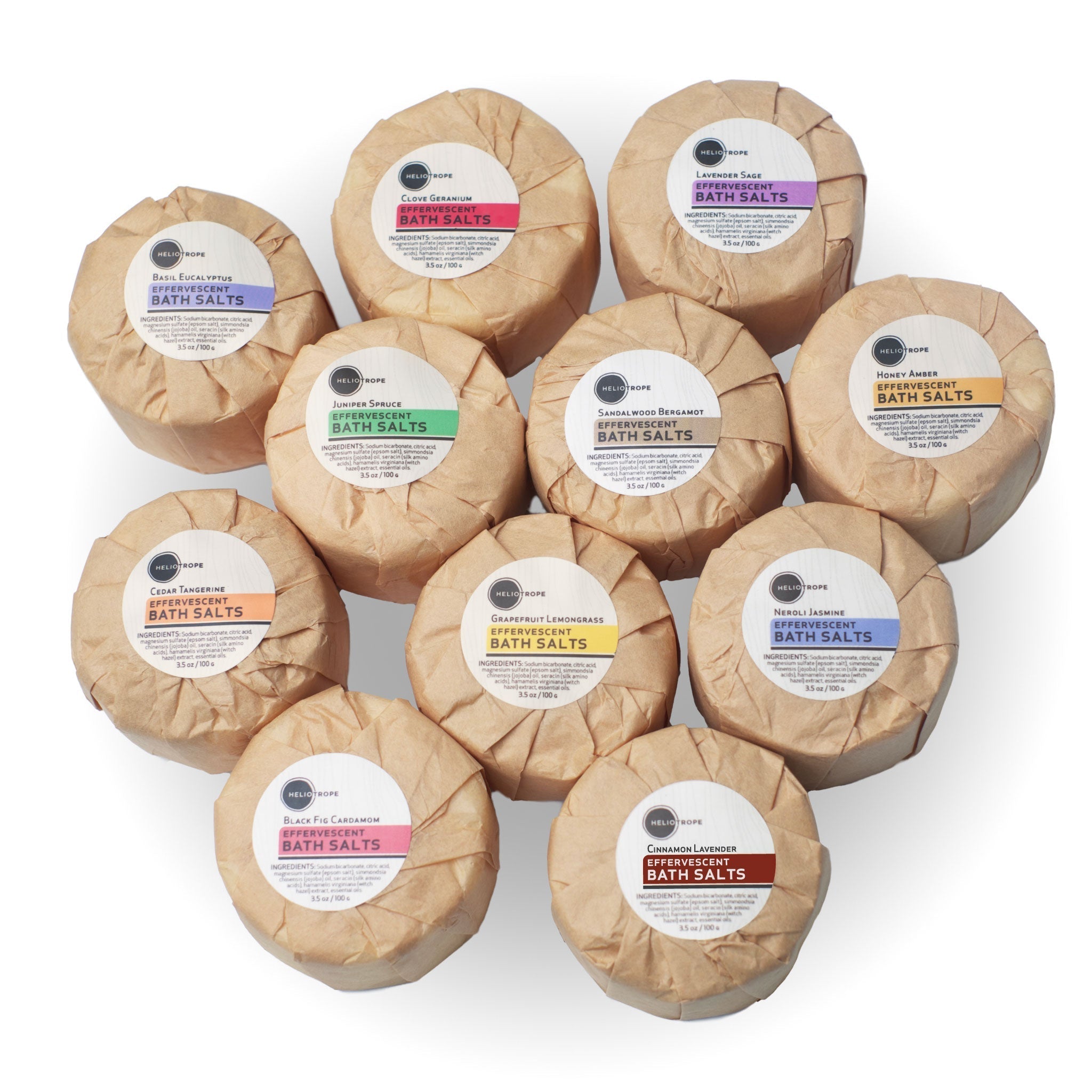 Effervescent Bath Fizzies w/Jojoba & Silk Proteins - Velora
