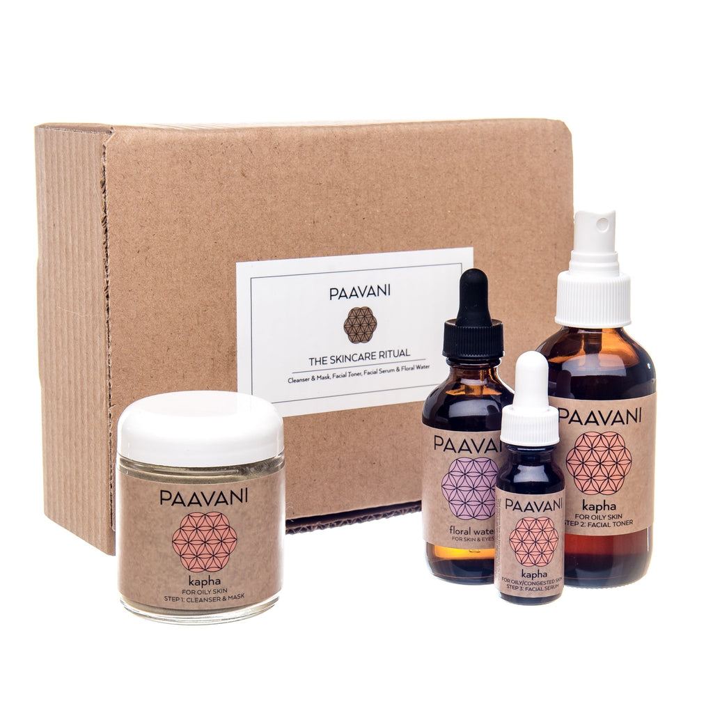 Kapha Skincare Ritual | Ayurvedic Set for Oily & Congested Skin - Velora