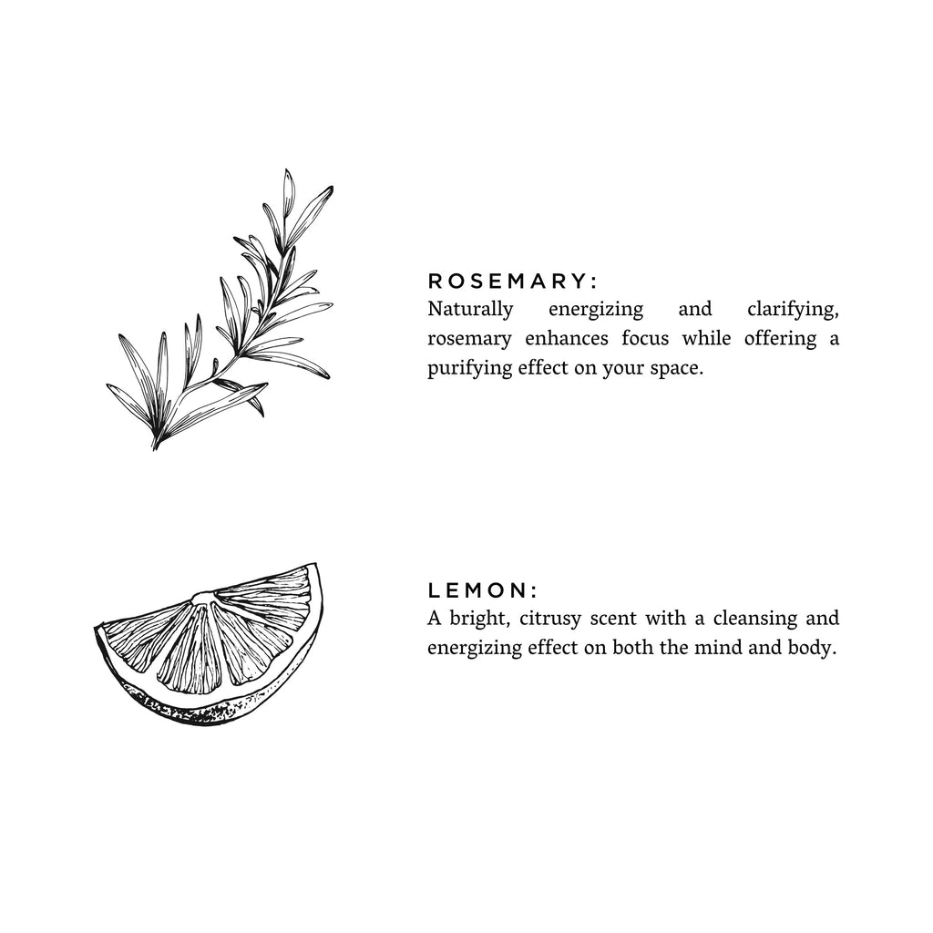 Mini Linen Spray - Rosemary + Lemon - Velora