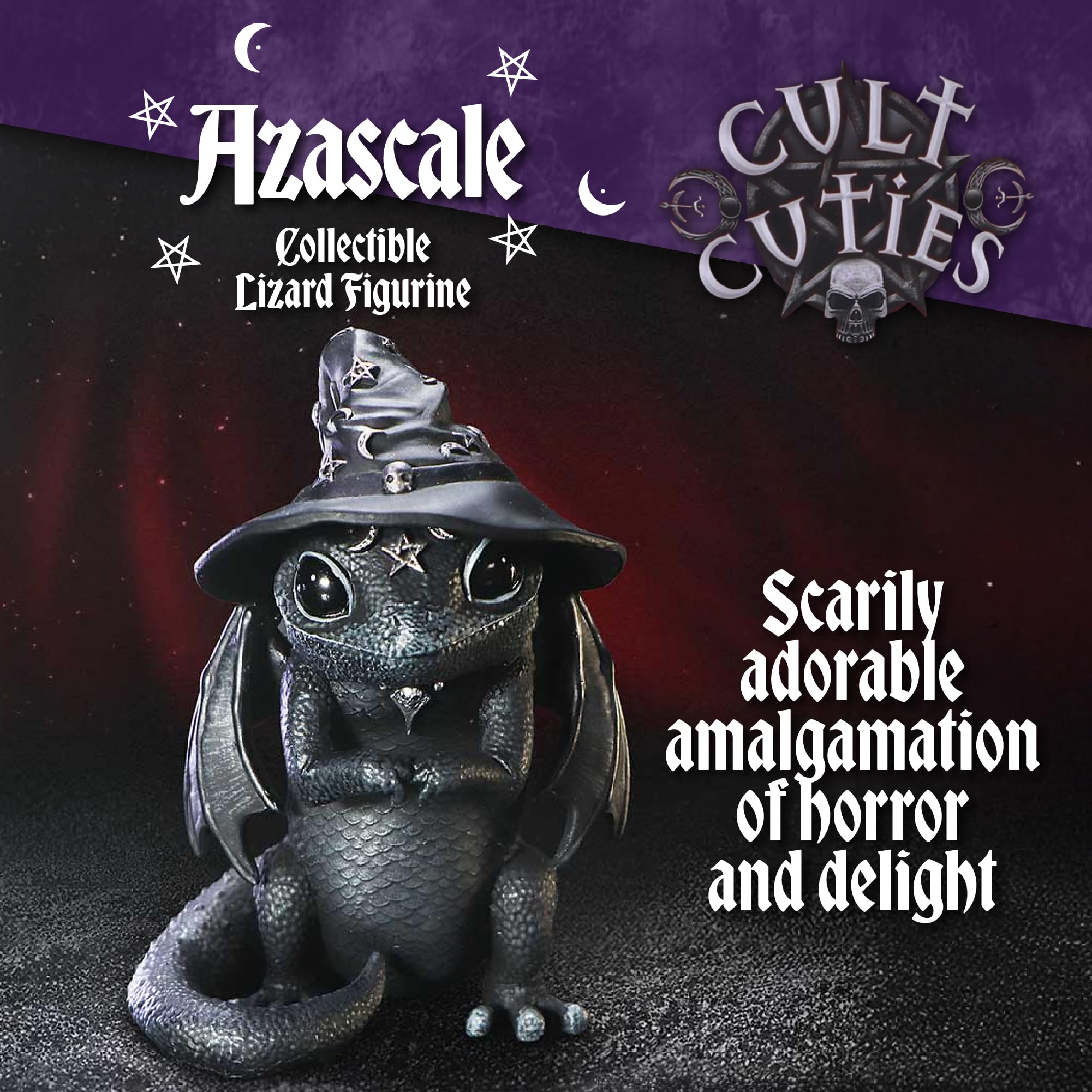 Nemesis Now Figurine Decor, Detailed Hand - Painted Polyresin, Black - Purrah Witches Hat Gothic Satanic Cat - Velora