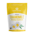 Organic Chamomile Whole Flower, Loose Leaf, Tea Leaves, 4oz (Packaging may vary) - Velora