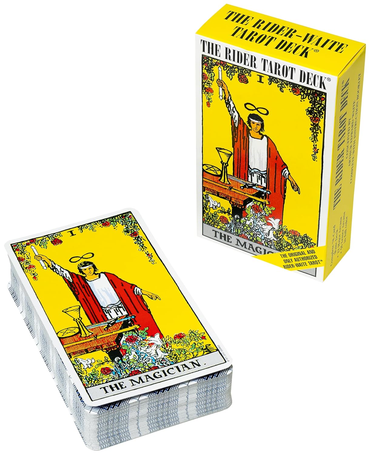 The Rider Tarot Deck®: The Authentic Rider - Waite® Tarot Deck with Instruction Booklet, Essential for Tarot Beginners & Expert Readers - Velora