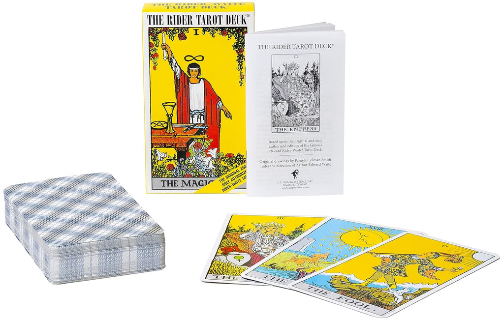 The Rider Tarot Deck®: The Authentic Rider - Waite® Tarot Deck with Instruction Booklet, Essential for Tarot Beginners & Expert Readers - Velora