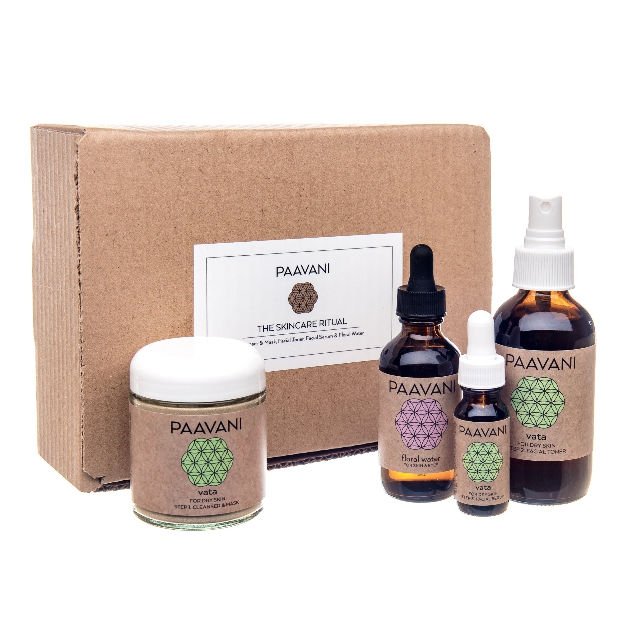 Vata Skincare Ritual | Ayurvedic Set for Dry & Delicate Skin - Velora