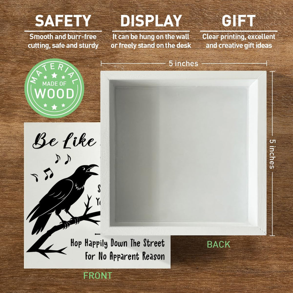 Witch Desk Decor Home Blessing Wooden Box Sign Witchy Sign for Gothic Home Kitchen Fireplace Wicca Magic Decor Witchcraft Lover Housewarming Gifts for New House - Velora