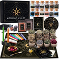 Wyspell Large Witchcraft Kit 77 PCS - Witch Altar Spell Set - Wiccan Supplies and Tools - Witch Kit for Beginners with Witchcraft Supplies - Witchy Gift - Velora